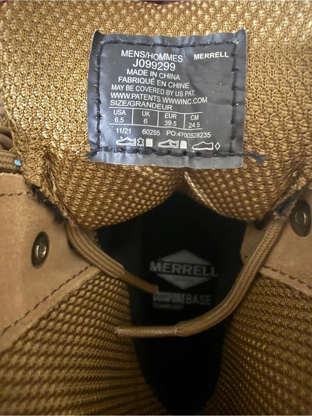NWOT Merrell Strongfield Tactical Boot - Tan-size men’s 6.5/women’s 8